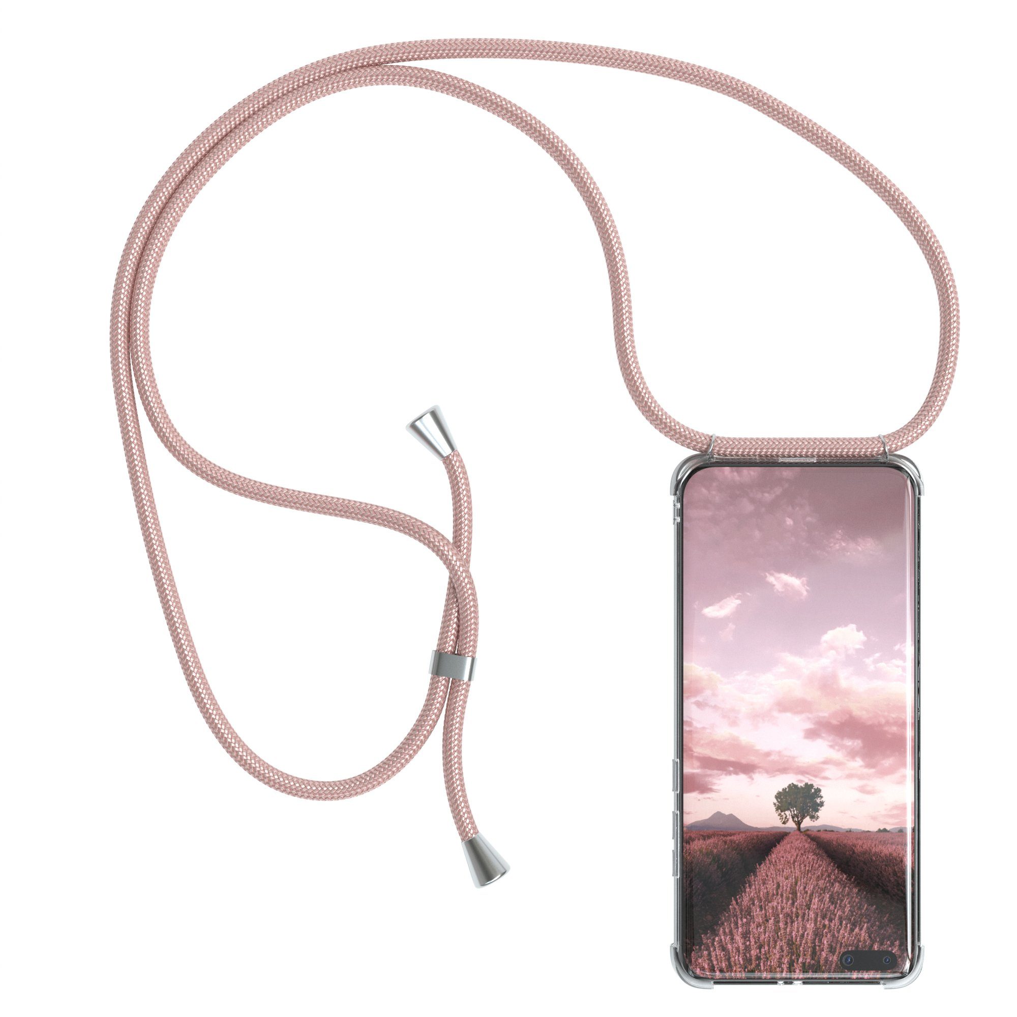 ETUUI Handykette Marrakesch - Makramee Umhängeband Für Alle Smartphones